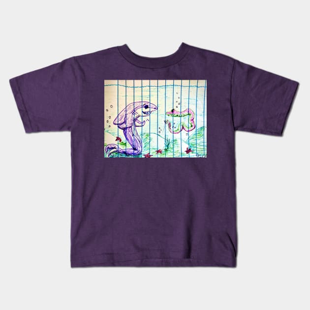 Awkwardness Kids T-Shirt by The Bigger Boat